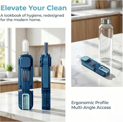 3 in 1 Cup Lid Gap Cleaning Brush Set, Multifunctional Insulation Bottle Cleaning Tools, Mutipurpose Tiny Silicone Cup Holder Cleaner, Home Kitchen Cleaning Tools