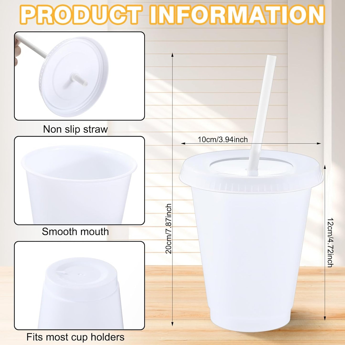 Sieral 30 Pack Cups with Lids and Straws Kids Tumbler with Straw Reusable Water Bottle Iced Coffee Travel Mug Adults Plastic Cups for Parties 16 oz (Candy Colors)