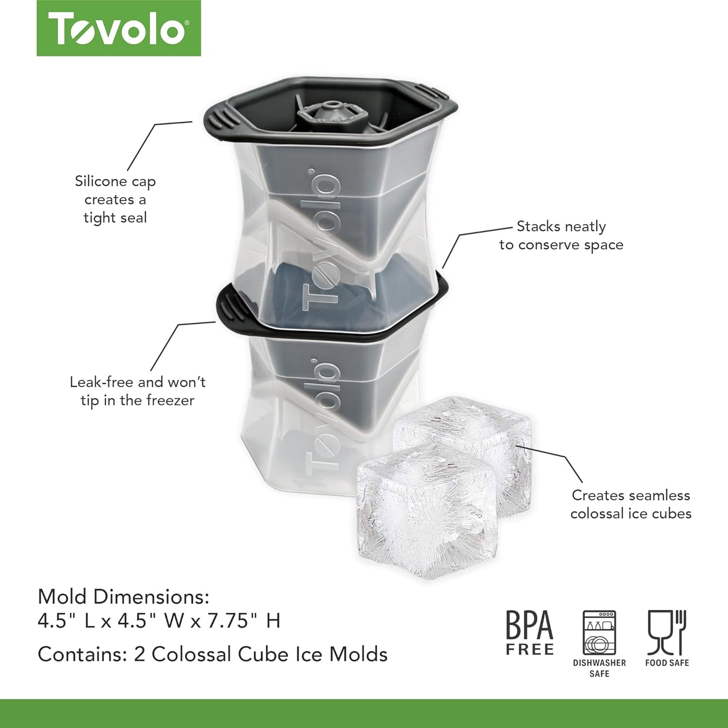 Tovolo Sphere Ice Molds - Set of 2