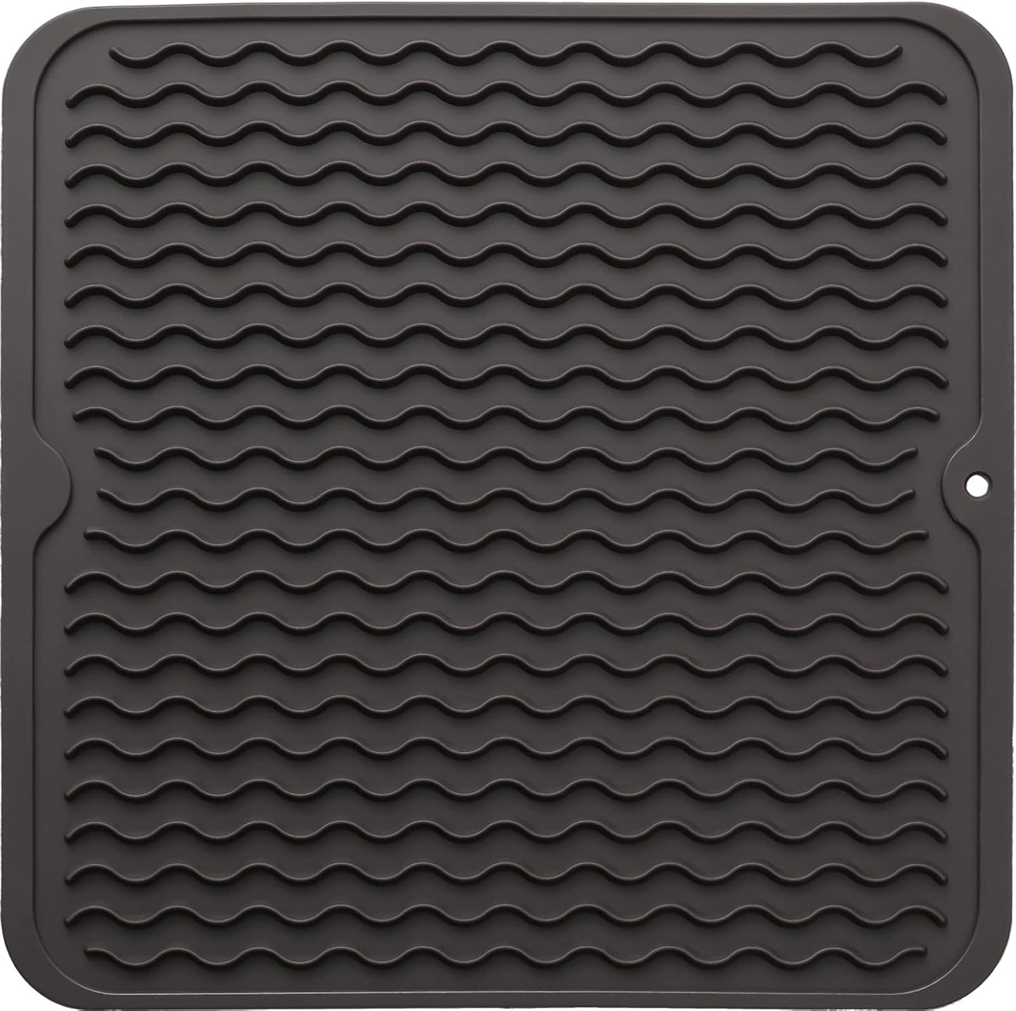 MicoYang Silicone Dish Drying Mat for Multiple Usage,Easy clean,Eco-friendly,Heat-resistant Silicone Mat for Kitchen Counter,Sink,Bar,Bottle,or Cup Green M 17 inches x 6 inches