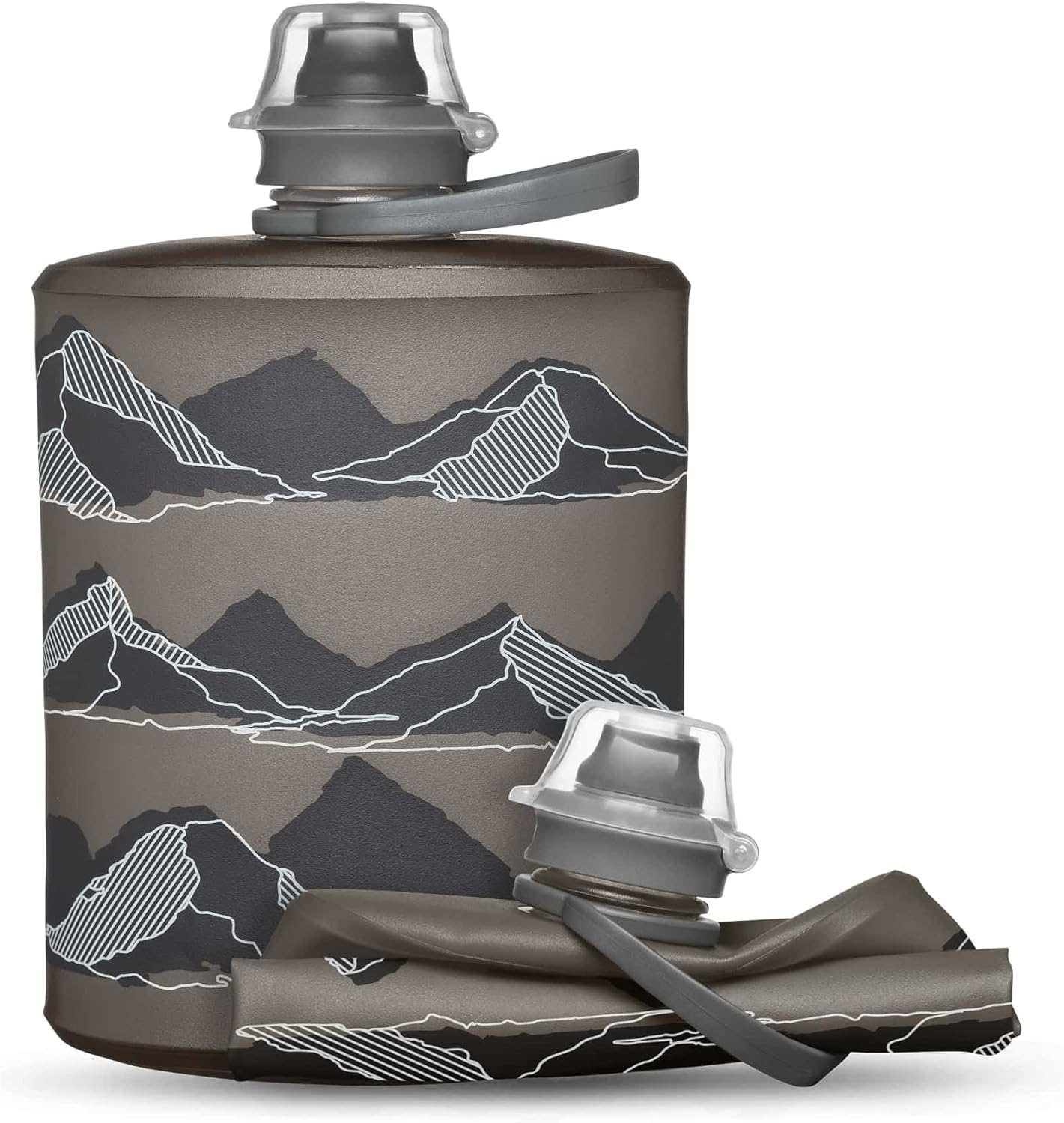 HydraPak Stow Collapsible Water Bottle – 350ml, 500ml, 1L – Ultralight, Leak-Proof, BPA-Free, Filter Compatible Travel & Hiking Flask