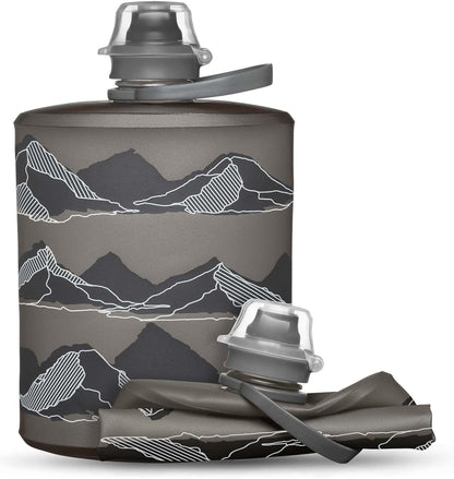 HydraPak Stow Collapsible Water Bottle – 350ml, 500ml, 1L – Ultralight, Leak-Proof, BPA-Free, Filter Compatible Travel & Hiking Flask