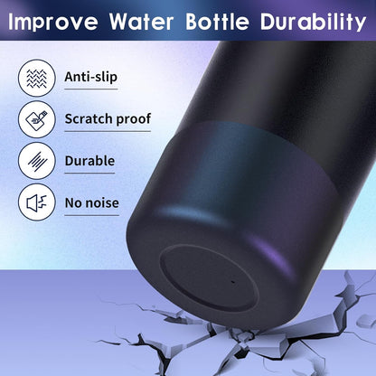 Chameleon Silicone Water Bottle Boot, Compatible with Stanley & Hydro Flask Tumbler 2.8-2.95in Bottom Anti-Slip Protector Rubber Sleeve