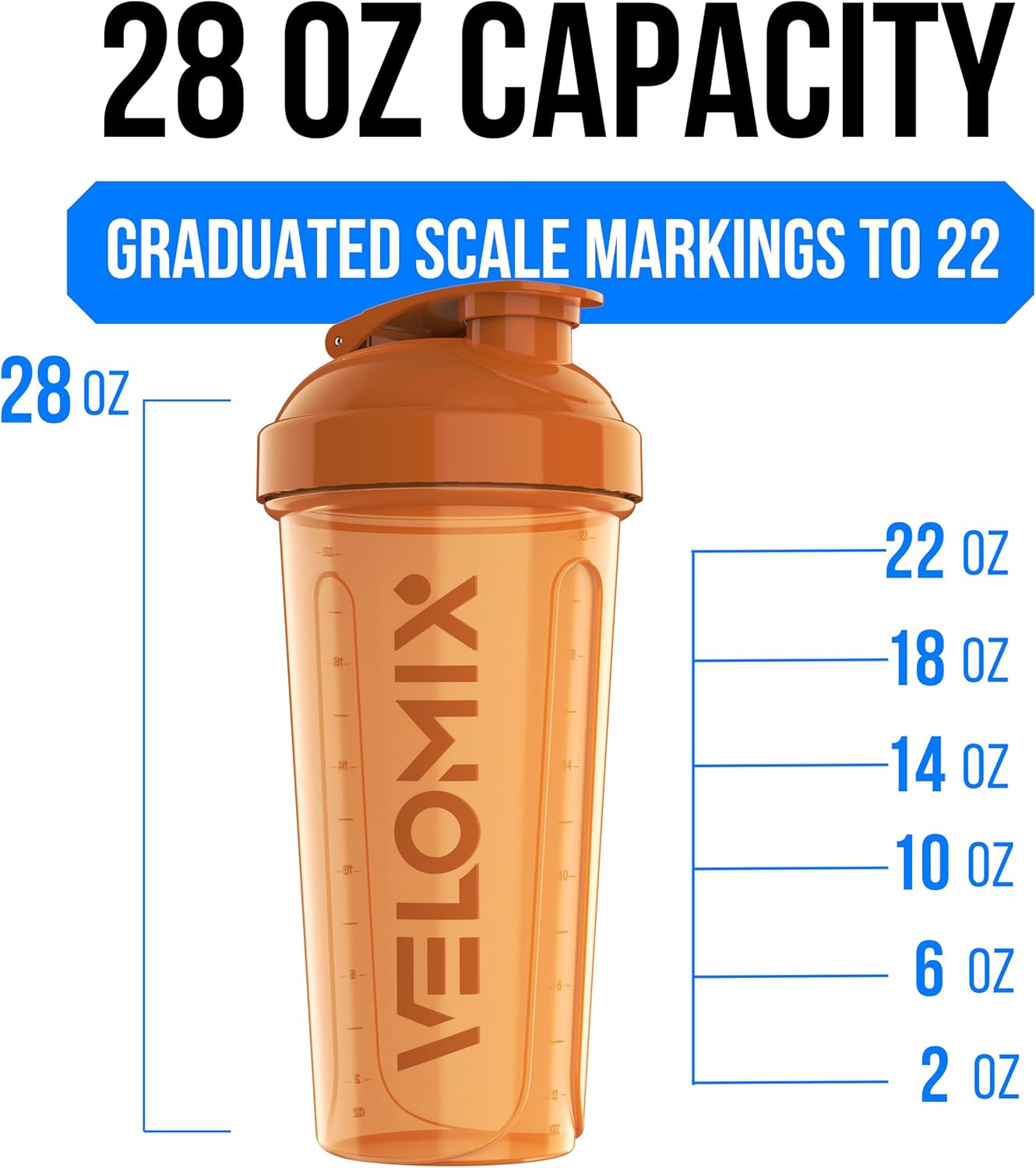 VELOMIX -4 Pack- 28 oz Protein Shaker Bottles for Protein Mixes - 4x Wire Whisk | Leak Proof Shaker Cups for Protein Shakes | Stackable Protein Shaker Bottle Pack (A1) Silver Aurora