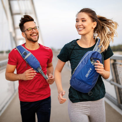 G4Free Sling Bag RFID Blocking Lightweight Crossbody Backpack Chest Shoulder Bag for Travel Sports Running