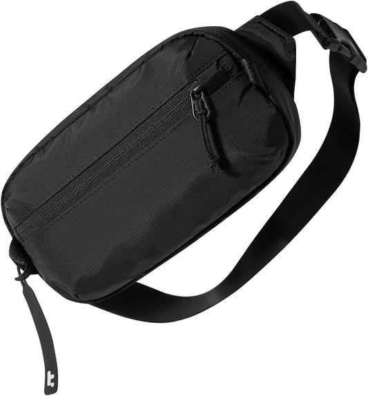 tomtoc 3.5L Sling Bag with RFID Blocking, Crossbody Bag Chest Shoulder Pack for Men and Women, Water-resistant Lightweight Casual Waist Fanny Pack for Travel/Daily Use