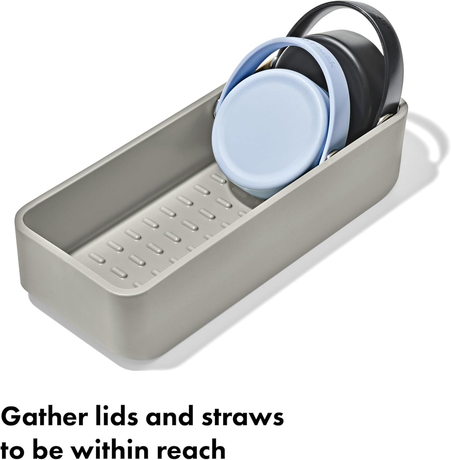 OXO Good Grips Water Bottle Organizer and Accessory Bin, Water Bottle Holder
