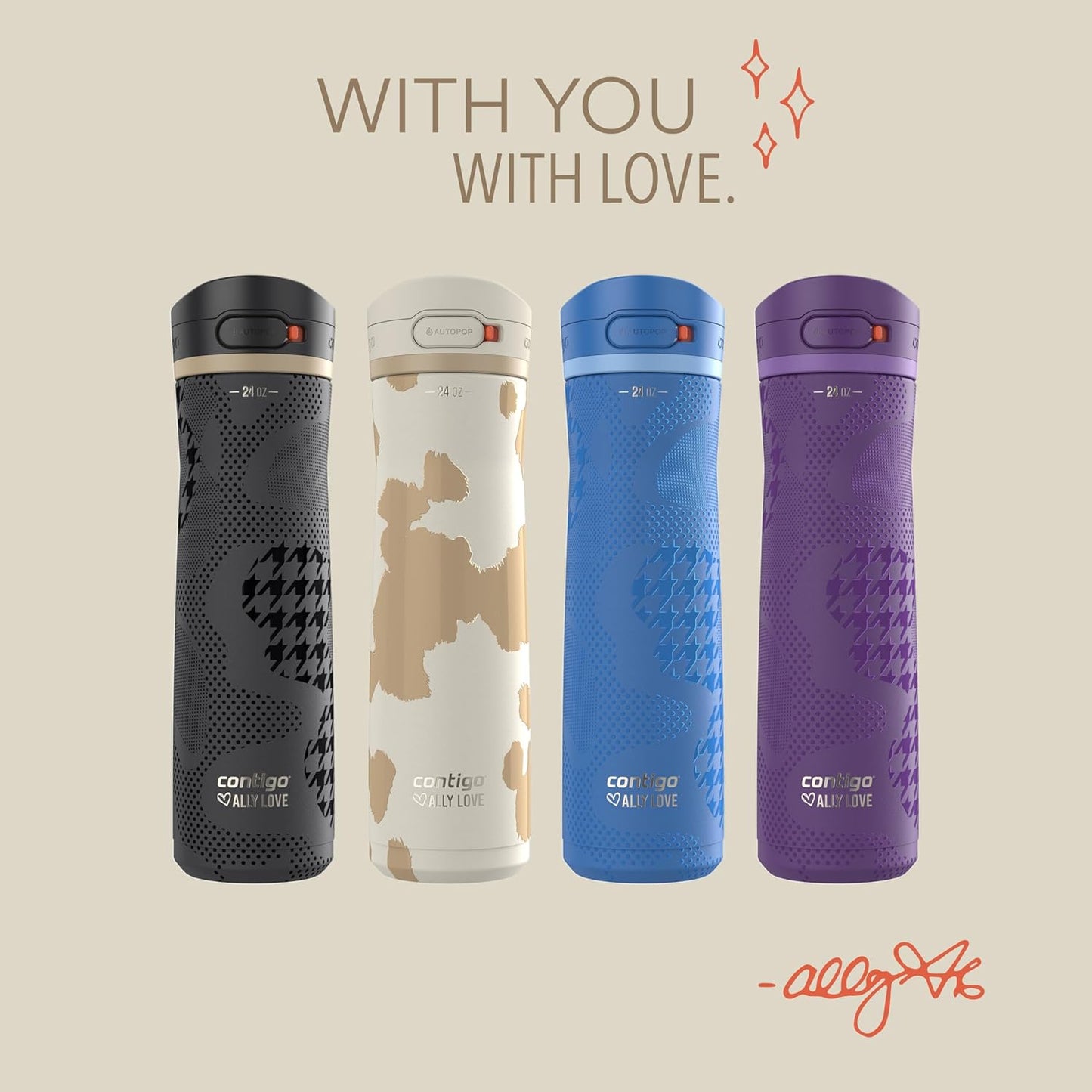 Contigo Jackson Chill 2.0, Vacuum-Insulated Stainless Steel Water Bottle with Secure Lid, Leak-Proof Travel Friendly, 20oz Capacity, Blueberry Color, Keeps Drinks Cold for 12 Hours