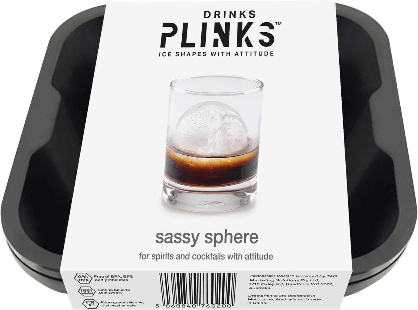 DRINKSPLINKS Water Bottle Ice Cube Tray. Keep Water in Drink Bottles Cold for Longer With This Large Tumbler Ice Cube Mold.