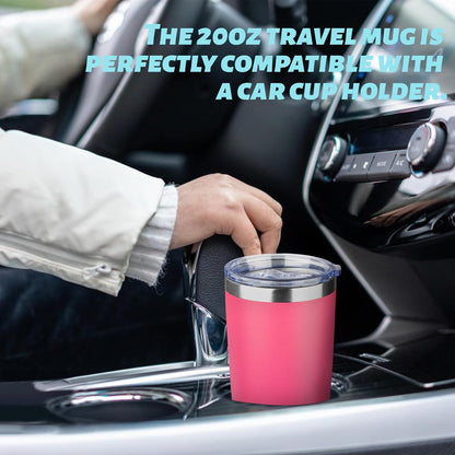 20oz Tumbler with Straw and Brush, Stainless Steel Vacuum Insulated tumbler, Double Wall Insulated Coffee Tumbler for Outdoor, Home, Travel,Office (Buff,1pcs)