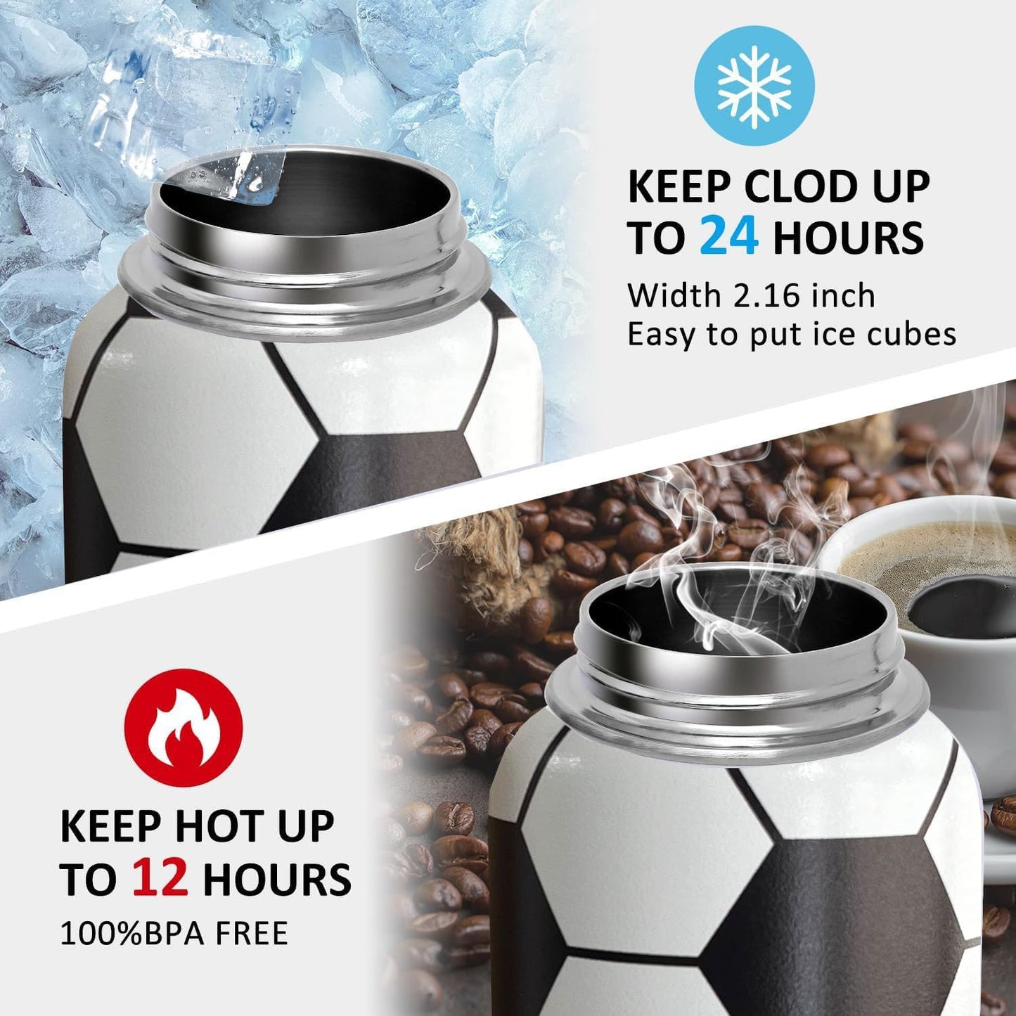 32oz Pickleball Water Bottle Insulated Vacuum Stainless Steel Tumbler Travel Mugs With Straw for Game Sport,Pickleball Accessories