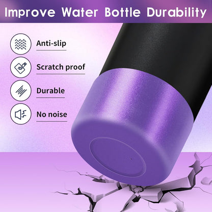 Chameleon Silicone Water Bottle Boot, Compatible with Stanley & Hydro Flask Tumbler 2.8-2.95in Bottom Anti-Slip Protector Rubber Sleeve
