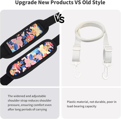 Water Bottle Holder with Strap for Stanley Cup 40/30oz, Insulated Neoprene Stanley Cup Holder with Strap for Tumbler with Handle Stanley Carrier Bag Cross-body Bag for Walking