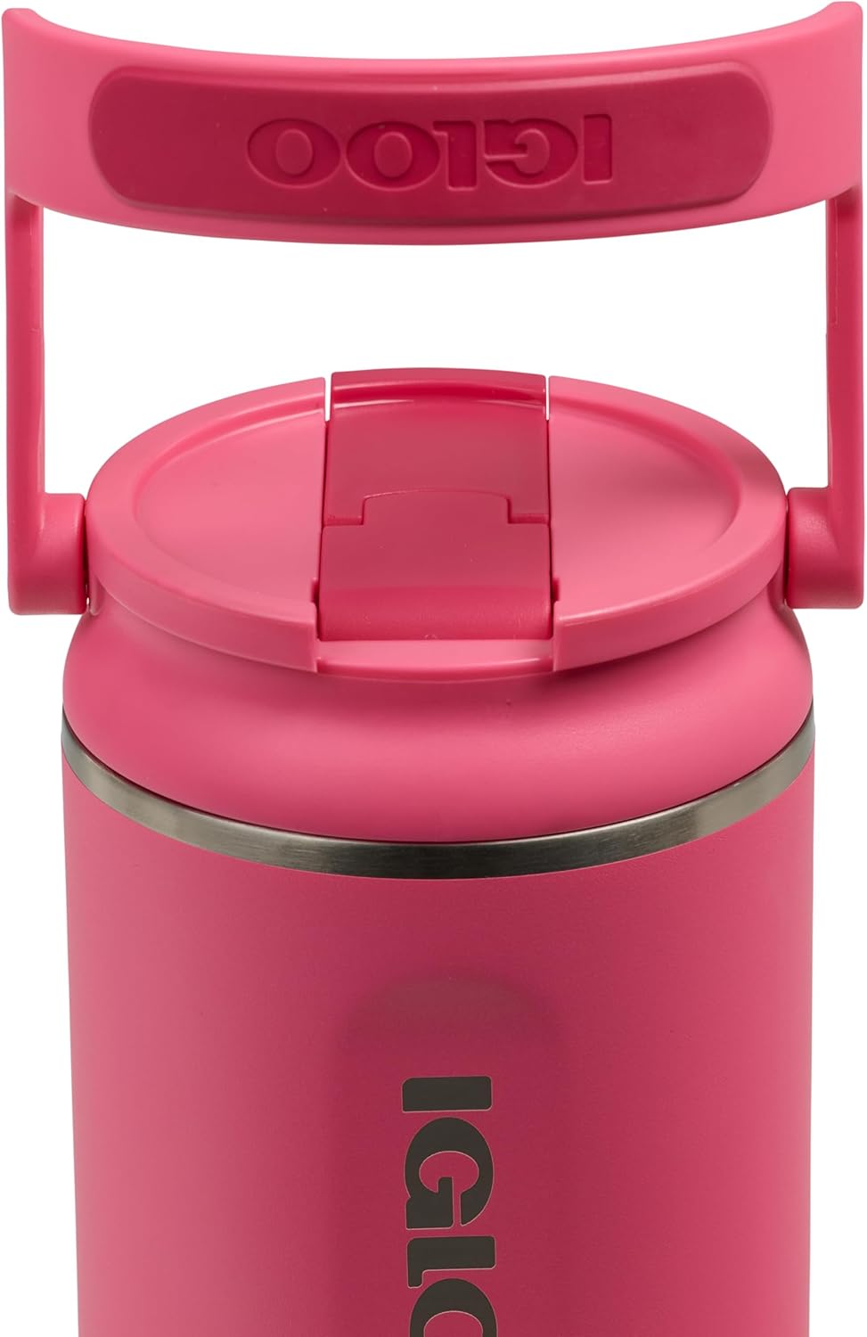 Igloo 20 oz Stainless Steel Tumbler | Sport Sipper Bottle | Thrift Pink