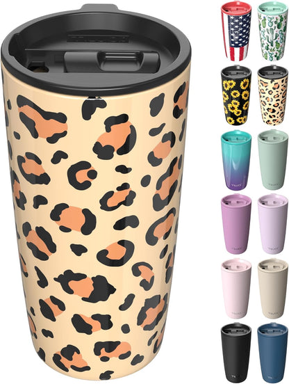 TILUCK 20 oz Insulated Tumbler with BPA-Free Lid, Stainless Steel Vacuum Travel Coffee Mug, Double Wall Coffee Tumbler（20oz，Matte DarkBlue）