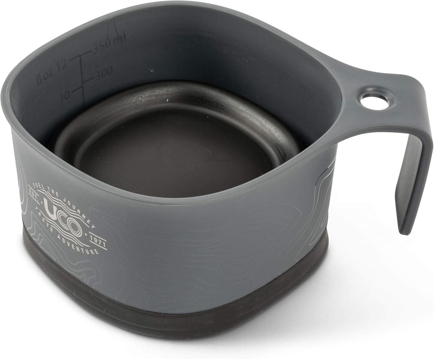 UCO Collapsible Camp Cup for Camping, Backpacking, and Hiking, 12 Ounces