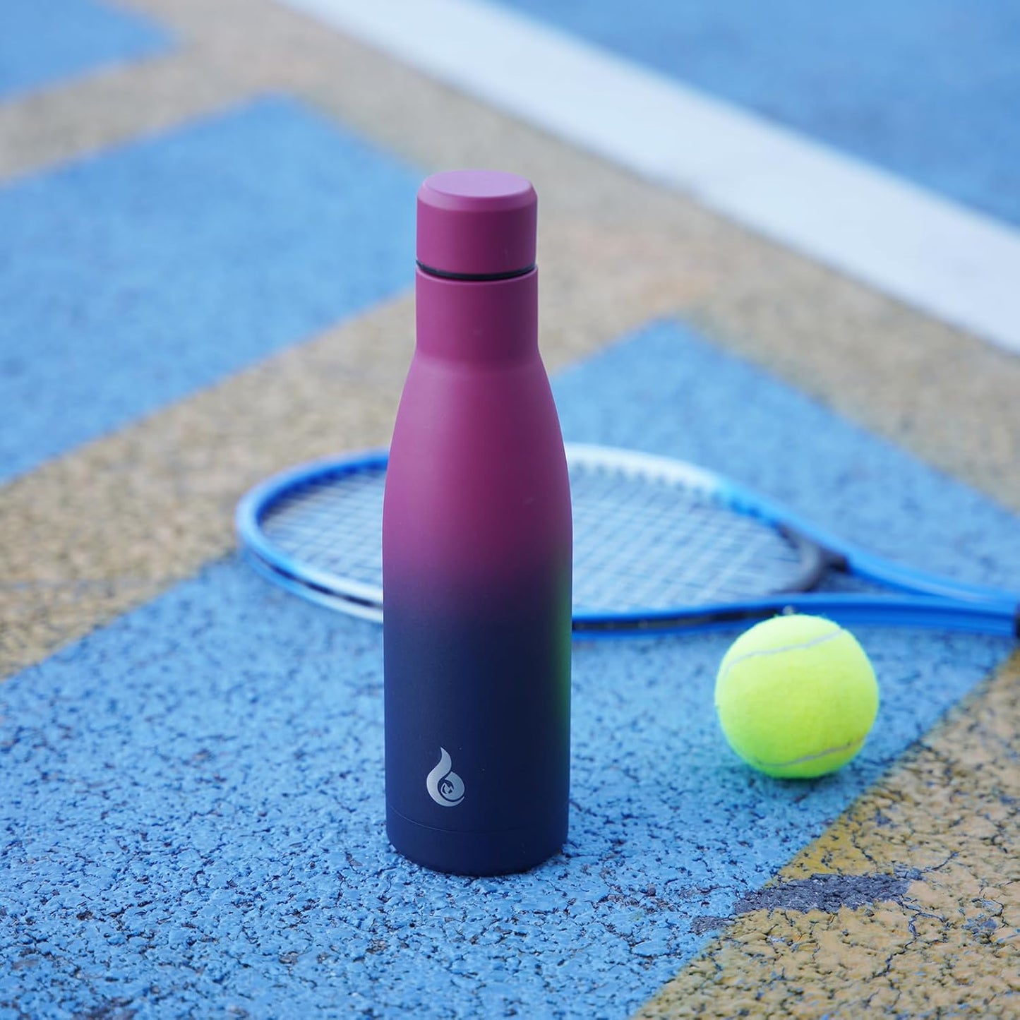 BJPKPK Insulated Water Bottle 12oz Small Stainless Steel Water Bottles Reusable Metal Thermal Keep Cold and Hot,Dreamy Purple - Colors B