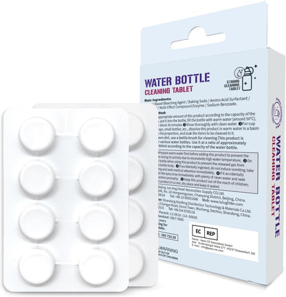 Water Bottle Cleaning Tablets for Bottle Bright-Clean Stainless Steel, Thermos and Reusable Water Bottles – Cleaning Tablets are Easy and Safe to Use