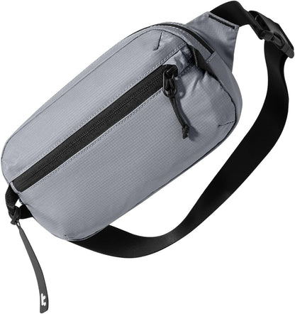 tomtoc 3.5L Sling Bag with RFID Blocking, Crossbody Bag Chest Shoulder Pack for Men and Women, Water-resistant Lightweight Casual Waist Fanny Pack for Travel/Daily Use