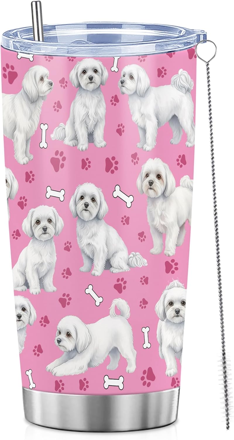 Beagle Gifts for Women Men, 40oz Stainless Steel Insulated Tumbler Travel Cup Mug, Funny and Unique Beagle Gifts for Dog Lover - Colors B