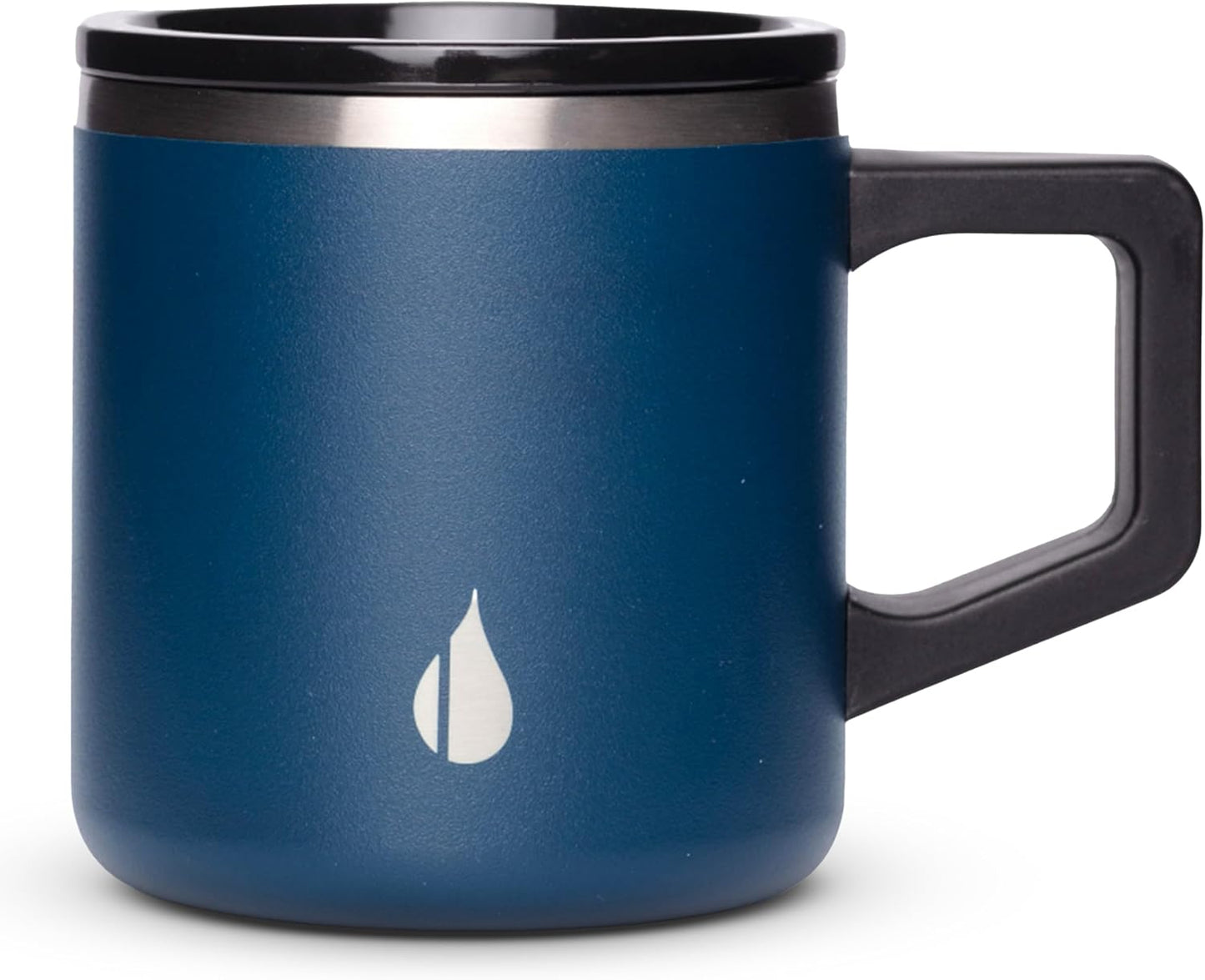 Elemental Insulated Coffee Mug - Triple-Wall Stainless Steel Summit Travel Cup for Hot and Cold Drinks - Thermal Coffee Mug with Lid and Handle for Camping, Office & Travel 16oz - Rainbow Speckle