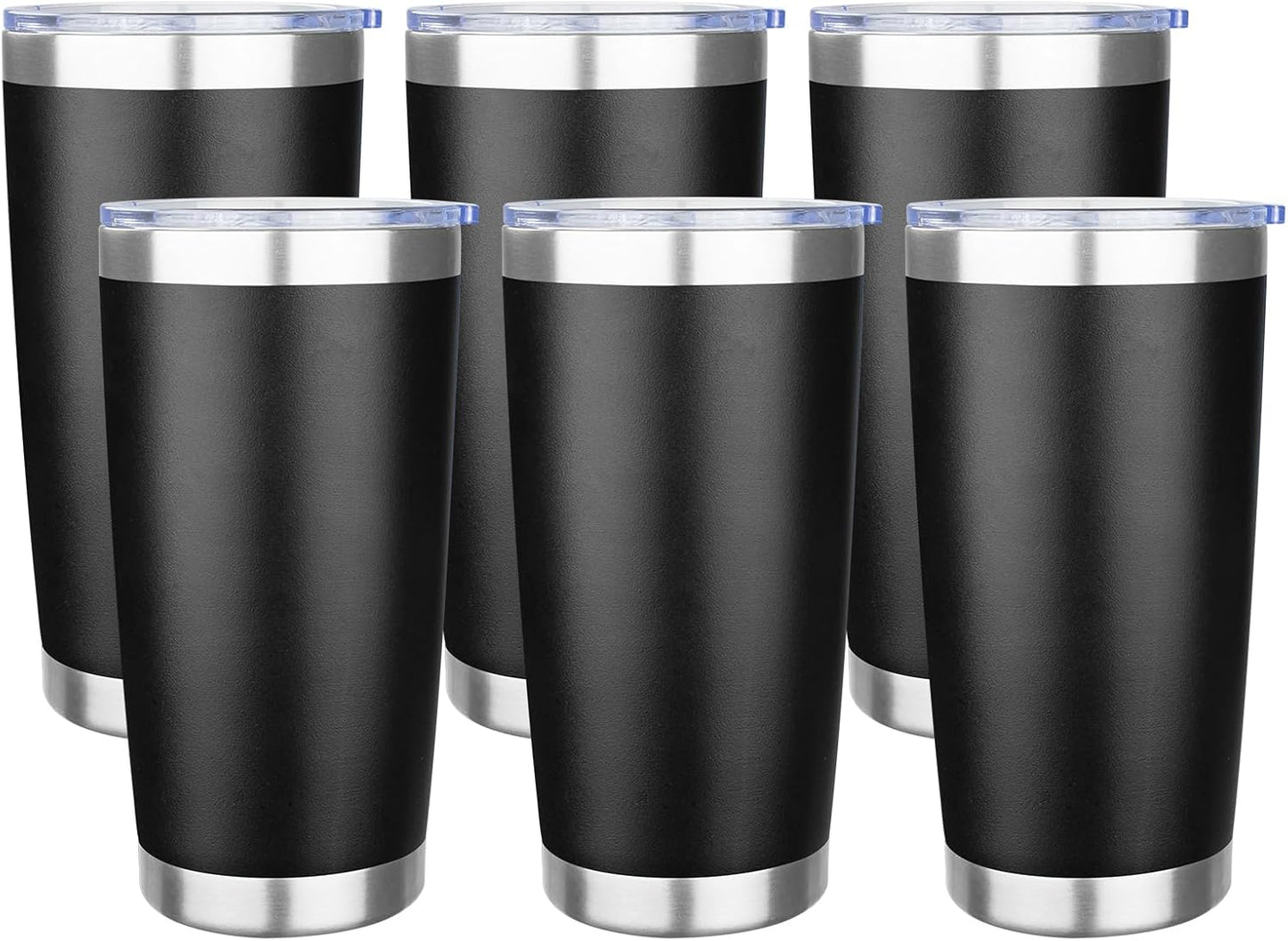 20oz Tumbler with Lid Stainless Steel Insulated Tumblers Travel Coffee Tumbler Bulk Double Wall Vacuum Insulated Water Cup Gifts for Christmas Women Men Her Him Home Office(Navy Blue, 1pack)