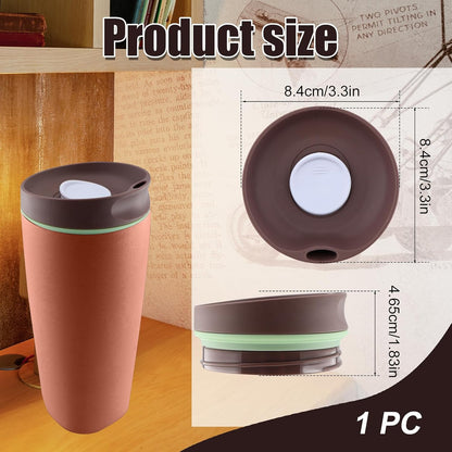 Replacement Slider Lid for Owala SmoothSip 20oz & 12oz, Top Cover Compatible with Owala 24oz Coffee Tumbler, Coffee Travel Mugs Leakproof Accessories, BPA-Free (Black Cherry)