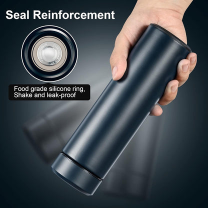 PARACITY Insulated Water Bottle,15 oz Stainless Steel Thermo, Double Wall Vacuum Water Bottle, Metal Water Bottle Keeps Hot for 12 Hrs, Cold for 24 Hrs, for Coffee, Drinks