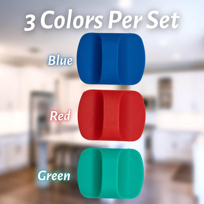 Magnetic Slider Replacement for Yeti Tumblers | 3 Pack Magnetic Lid Sliders, Compatible with 10oz, 16oz, 20oz, 26oz, 30oz Yeti Cups | Durable, Reusable, Colorful, Easy Snap-In Installation