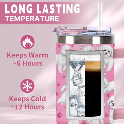 Beagle Gifts for Women Men, 40oz Stainless Steel Insulated Tumbler Travel Cup Mug, Funny and Unique Beagle Gifts for Dog Lover - Colors A