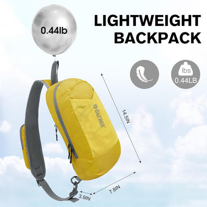 G4Free Sling Bag RFID Blocking Lightweight Crossbody Backpack Chest Shoulder Bag for Travel Sports Running
