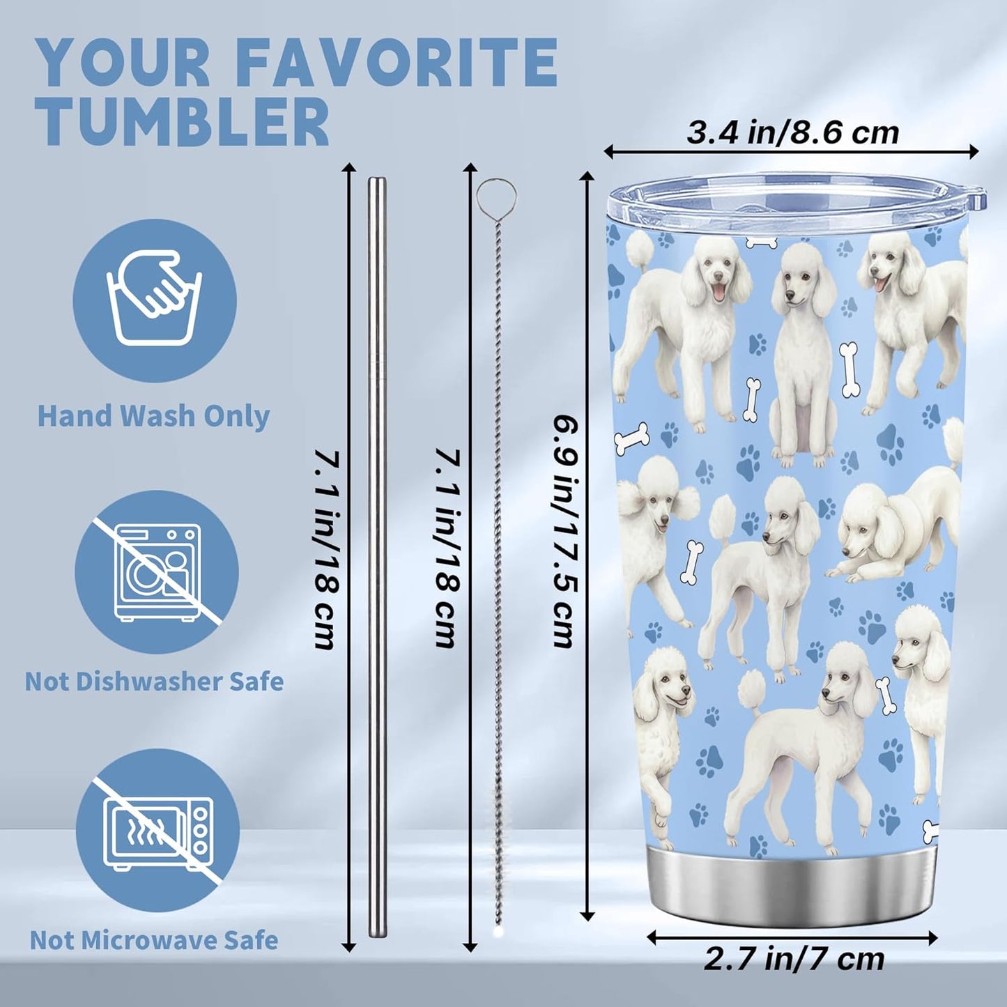 Beagle Gifts for Women Men, 40oz Stainless Steel Insulated Tumbler Travel Cup Mug, Funny and Unique Beagle Gifts for Dog Lover - Colors A