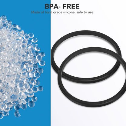 Rubber Seal Replacement Gasket for Yeti Lid, Leak-proof O Ring Replacement Compatible with Yeti 20 oz Tumbler, 10/24 oz Mug, 25 oz Straw Mug and 10 oz Lowball, 4 Packs