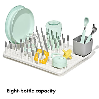 OXO Tot Baby Bottle Drying Rack, Gray, Newborn Essentials Must-Have