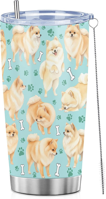 Beagle Gifts for Women Men, 40oz Stainless Steel Insulated Tumbler Travel Cup Mug, Funny and Unique Beagle Gifts for Dog Lover - Colors B