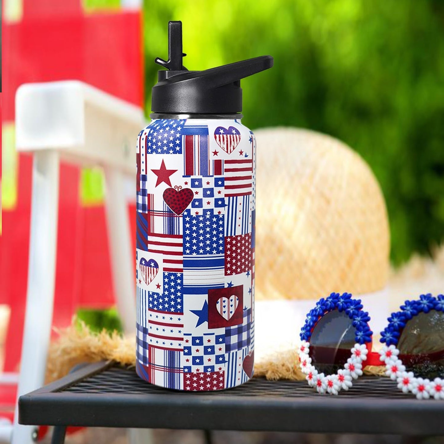 32 oz Pickleball Insulated Water Bottle with Straw - Pickleball Gym Hiking Sports Coffee Mug | Perfect Pickleball Gifts for Women, Pickleball Decor Accessories