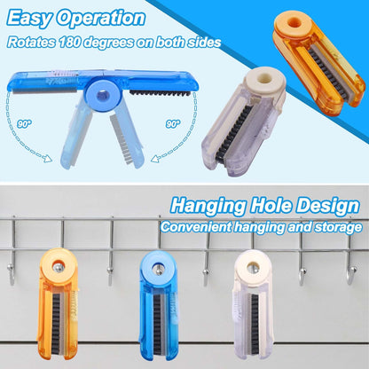 XANGNIER 4 in 1 Cup Lid Gap Cleaning Brush Set,Multifunctional Water Bottle Lid Cleaner Brush,3 Pack Water Bottle Crevice Cleaning Tool,Tumbler Lid Cleaner Brush for Stanley/YETI Cup,Kitchen Gadgets