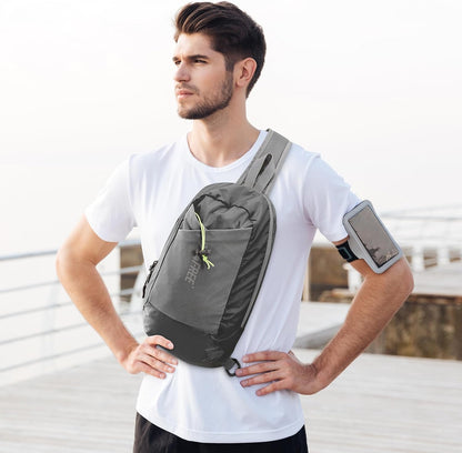 G4Free Sling Bag RFID Blocking Lightweight Crossbody Backpack Chest Shoulder Bag for Travel Sports Running