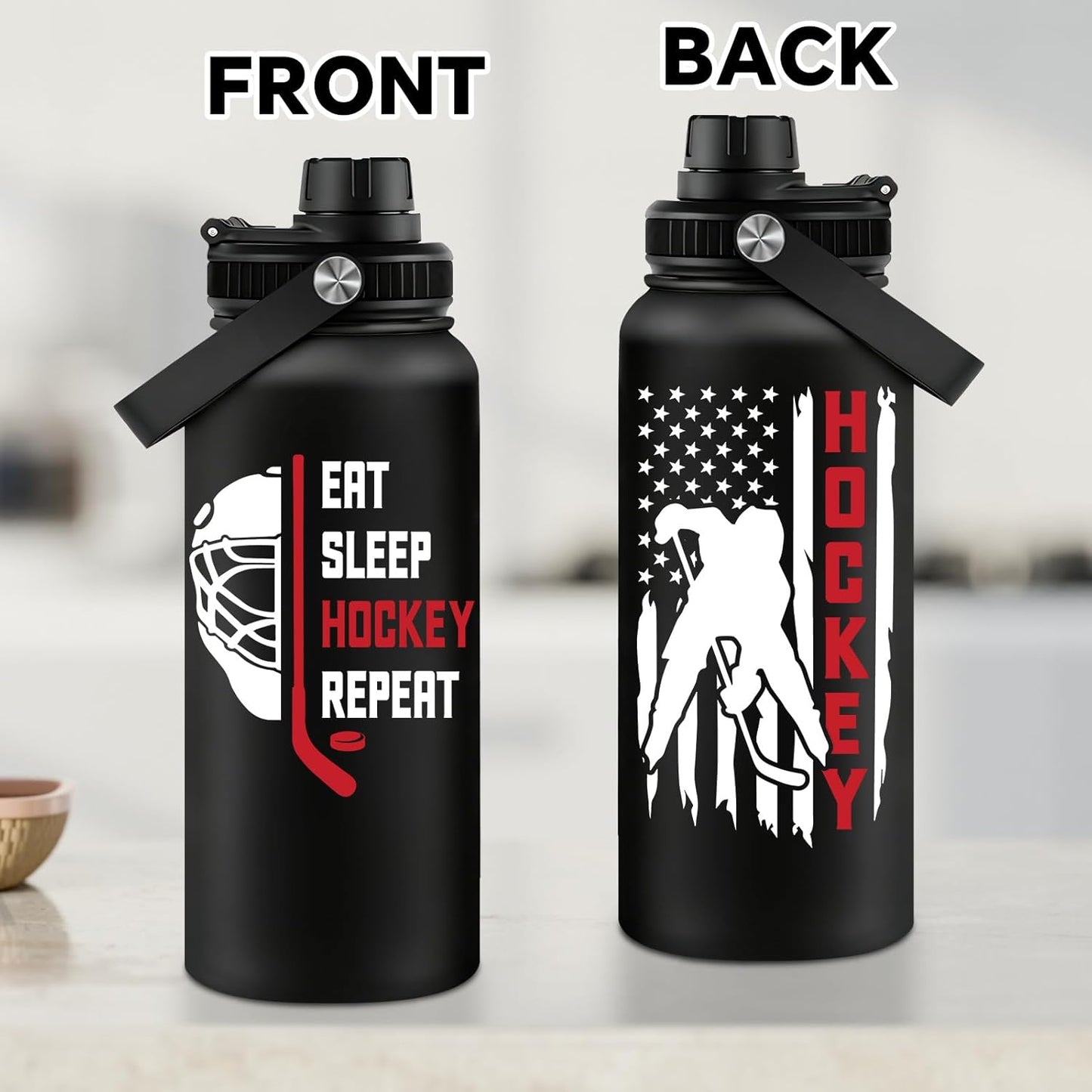 Fufandi Pickleball Gifts - Pickle Ball Dink Responsibly - Christmas, Birthday Gifts for Men, Women, Pickleball Lovers, Player Coach - Pickle Ball Water Bottle 32oz