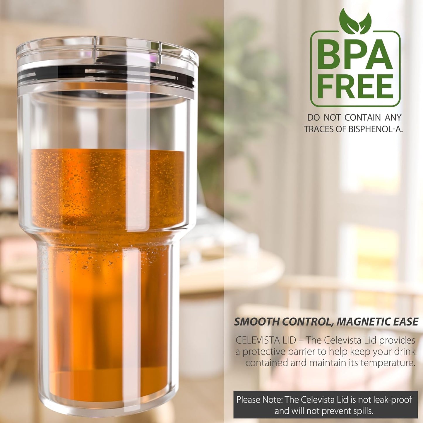20 oz Tumbler Lid for YETI, 2 Pack Replacement Lids for YETI 20oz Tumbler & 10 oz Lowball, 10 oz Mug, Coffee Cup Covers with Magnetic Slider for Gift, BPA Free