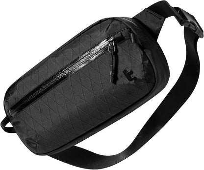 tomtoc 3.5L Sling Bag with RFID Blocking, Crossbody Bag Chest Shoulder Pack for Men and Women, Water-resistant Lightweight Casual Waist Fanny Pack for Travel/Daily Use
