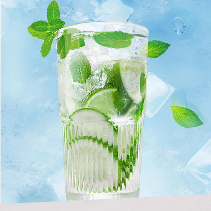 Luiaiog 20 oz Glass Cups with Lids and Straws – Single Reusable Tumbler, Thickened Shatter-Resistant Glass, Ideal for Iced Coffee, Smoothies, Cocktails, Juices – Elegant & Durable Drinkware