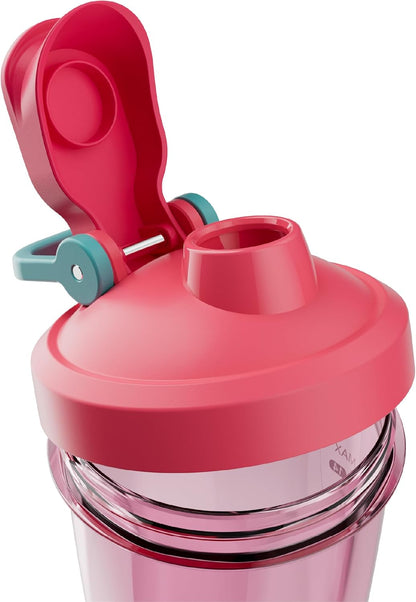 VOLTRX Premium Electric Protein Shaker Bottle, Made with Tritan - BPA Free - 24 oz Vortex Portable Mixer Cup/USB Rechargeable Shaker Cups for Protein Shakes