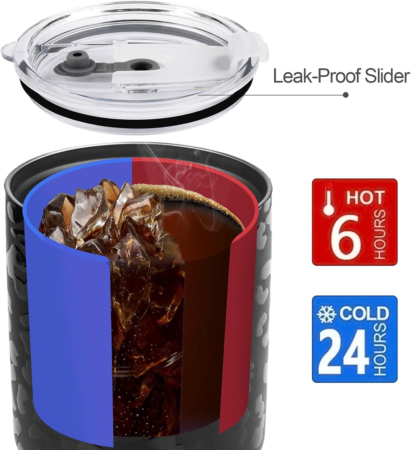 D·S 30oz Blue Tumbler Stainless Steel Double Wall Vacuum Insulated Mug with Straw and Lid, Cleaning Brush for Cold and Hot Beverages