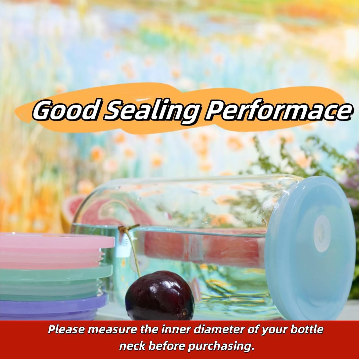 4 Pack Acrylic Lids for Glass Cups with Bamboo Lids and Straws, 2.75 inch/70 mm Acrylic Lids for 16 OZ Beer Can Cups with Wooden Lids, Replacement Canning Lids for 16OZ 20 OZ Glass