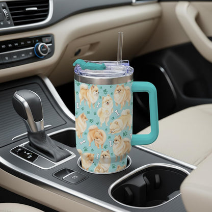 Beagle Gifts for Women Men, 40oz Stainless Steel Insulated Tumbler Travel Cup Mug, Funny and Unique Beagle Gifts for Dog Lover - Colors B