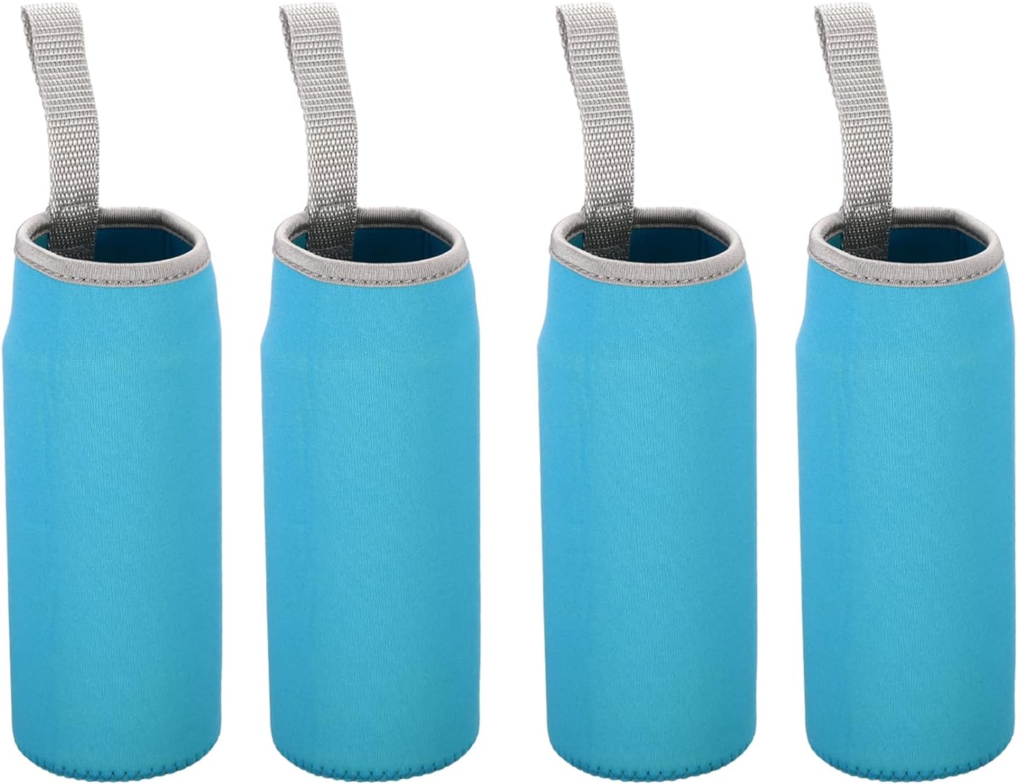 PATIKIL Water Bottle Sleeves, Neoprene Insulated Bottle Bag Holder Carrier Pouch with Finger Strap