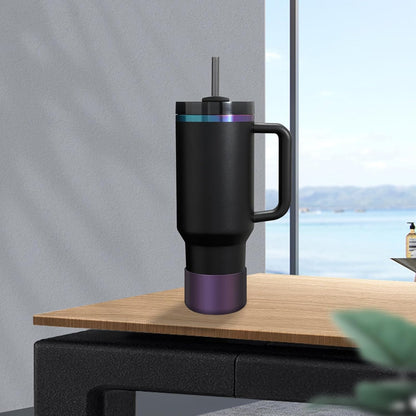 Chameleon Silicone Water Bottle Boot, Compatible with Stanley & Hydro Flask Tumbler 2.8-2.95in Bottom Anti-Slip Protector Rubber Sleeve