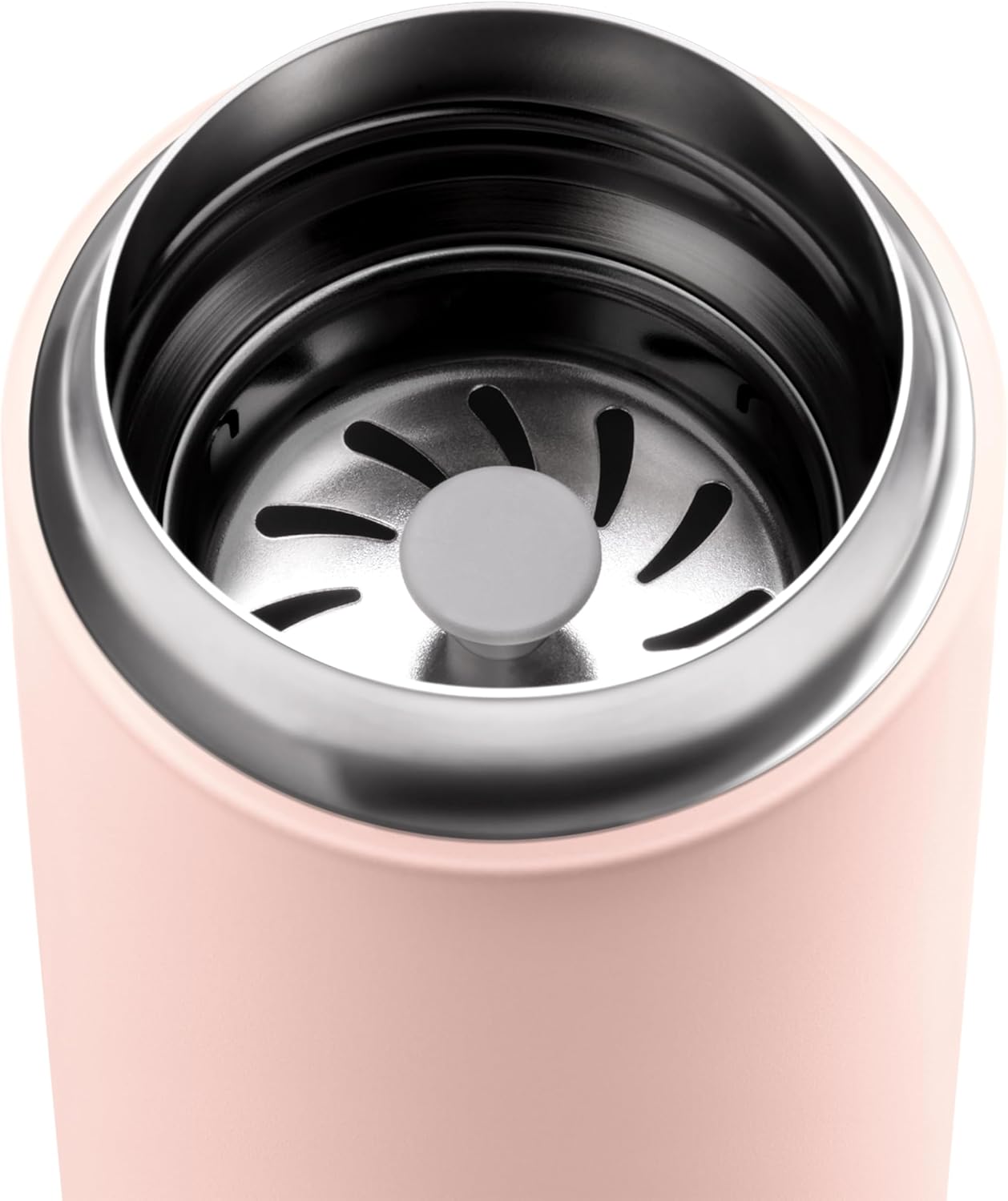 Fellow 16 oz Carter Move Travel Mug - Vacuum-Insulated Stainless Steel Travel Coffee Mug - Coffee Tumbler with Ceramic Interior and Splash Guard - Matte Black