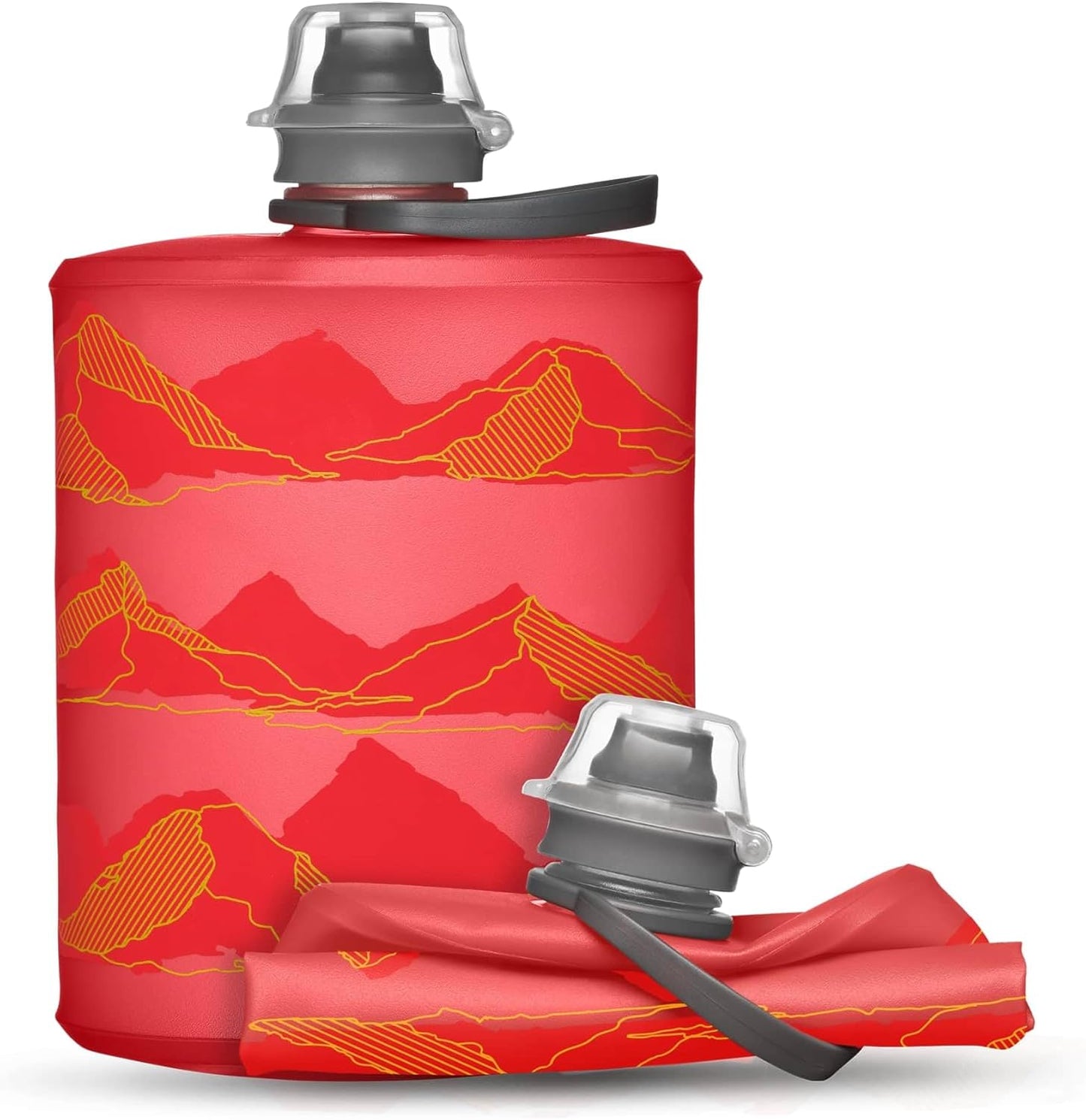 HydraPak Stow Collapsible Water Bottle – 350ml, 500ml, 1L – Ultralight, Leak-Proof, BPA-Free, Filter Compatible Travel & Hiking Flask